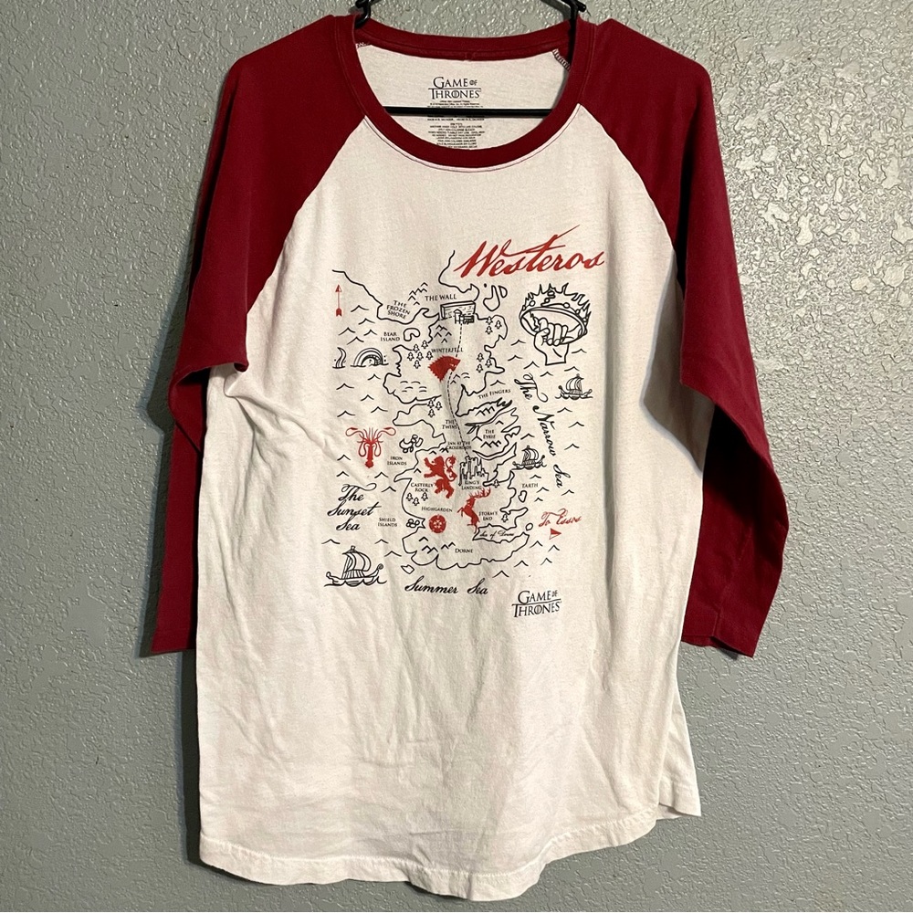 Game Of Thrones ‘Westeros’ Long Sleeve Shirt (L)